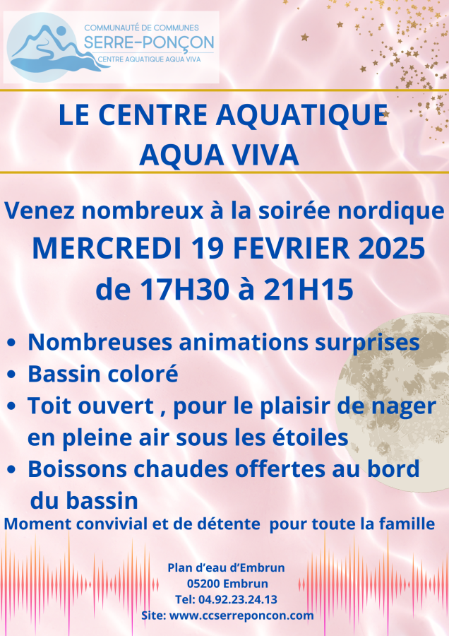 Soirée nordique_Centre aquatique Aqua Viva_Embrun