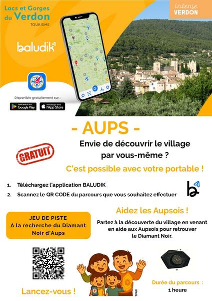 Jeu de Piste Baludik - A la recherche du diamant noir d'Aups_Aups