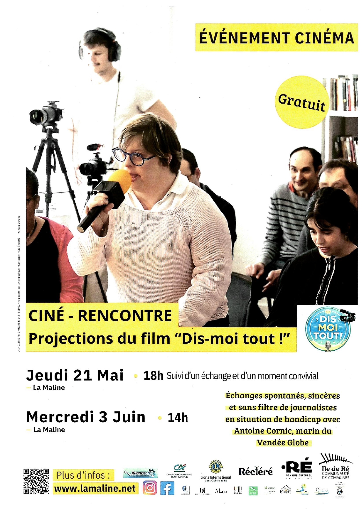 Projection du reportage "Dis-moi tout!"