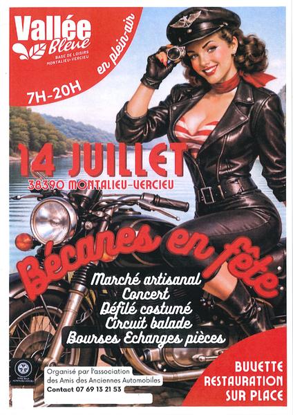 Bécanes en fête : rassemblement de motos et journée festive à la Valée Bleue