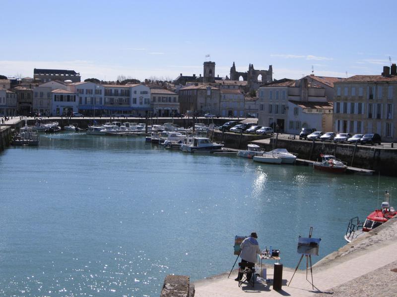Le port de Saint-Martin de Ré, sur l'ile de Ré.
