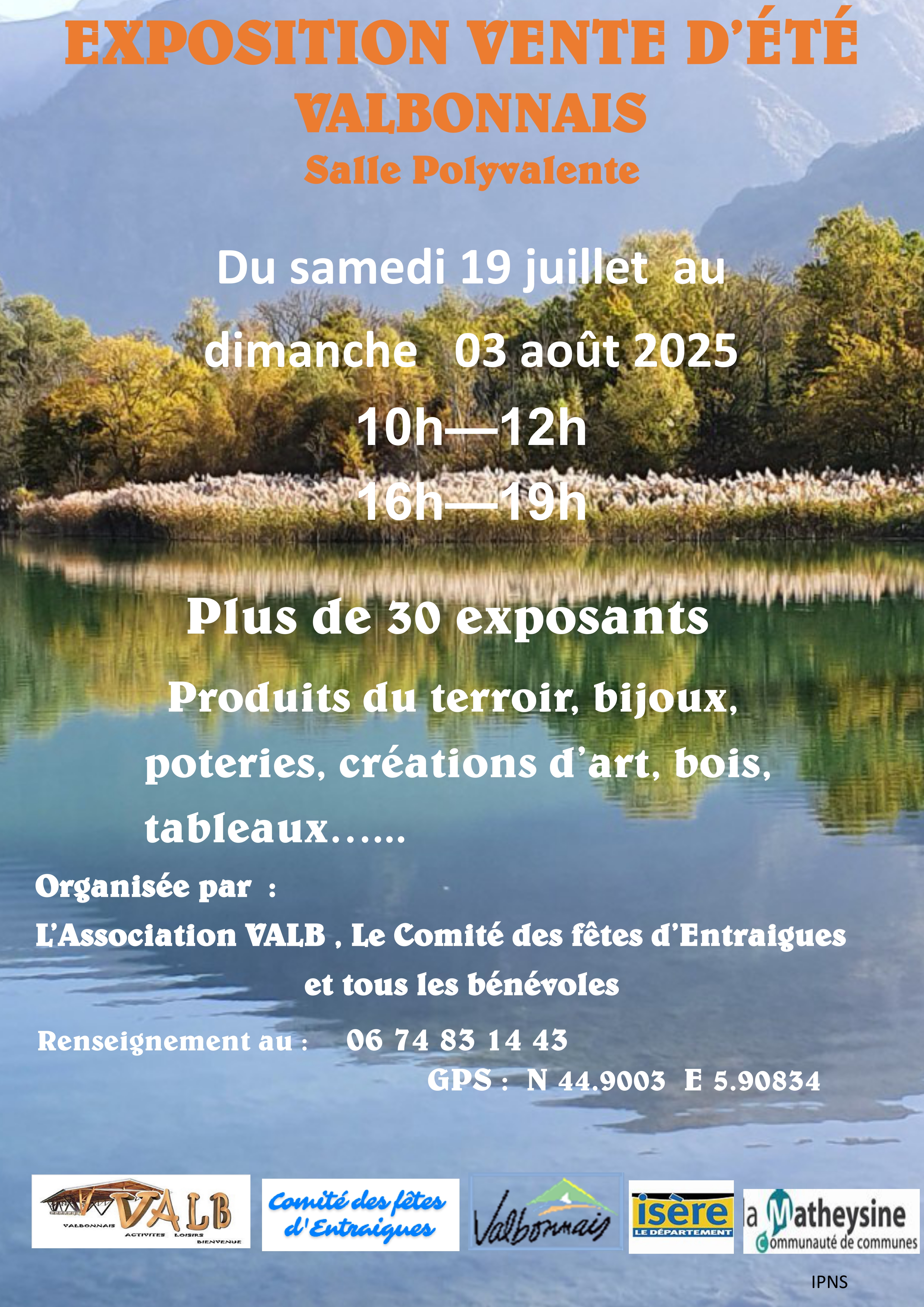 Exposition vente d'été Valbonnais_Valbonnais