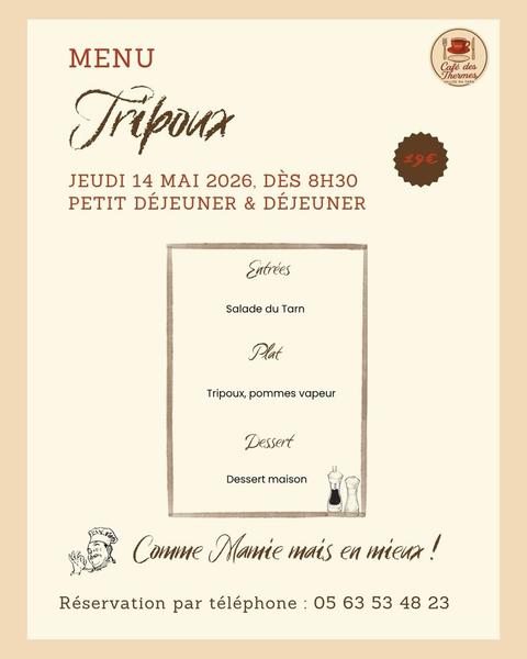 Journée spécial tripoux au café des thermes