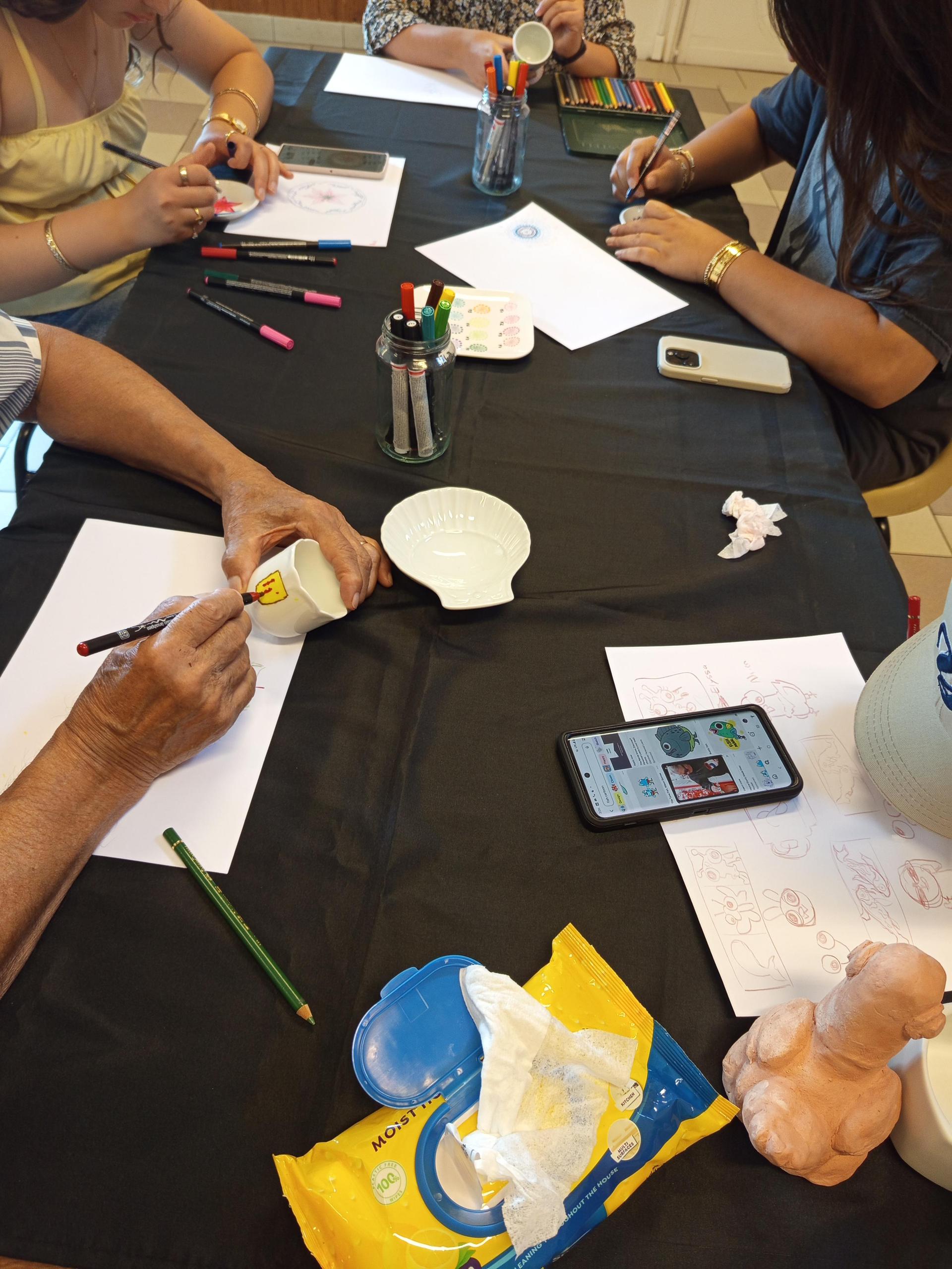 Atelier Réemploi : Peinture sur porcelaine et céramique