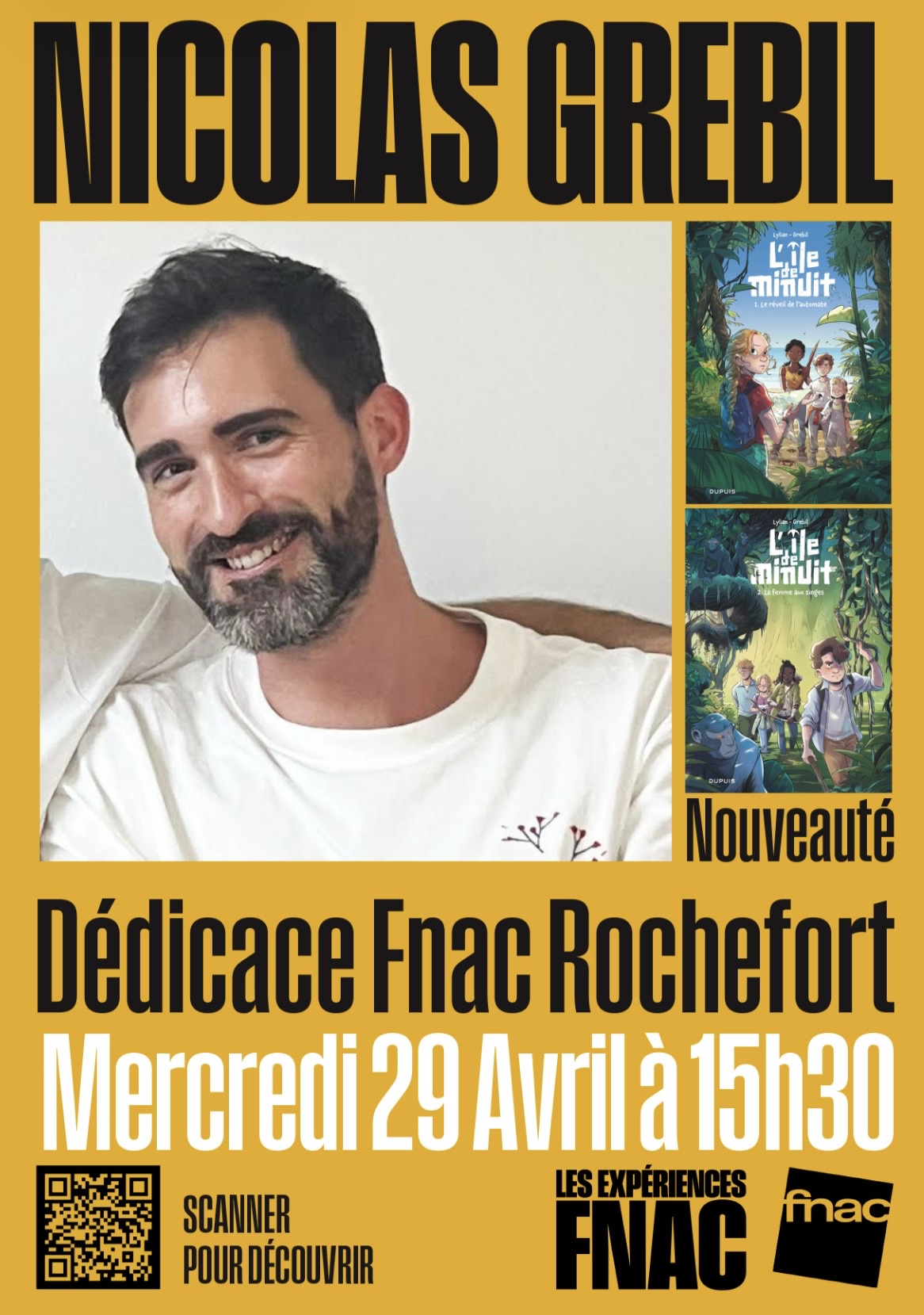 Dédicace BD jeunesse Nicolas Grebil