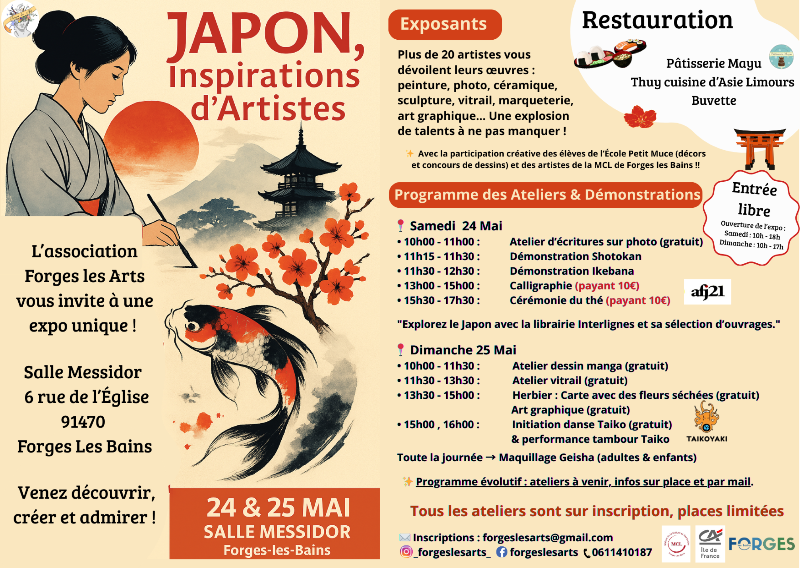JAPON, Inspirations du2019Artistes_Forges-les-Bains
