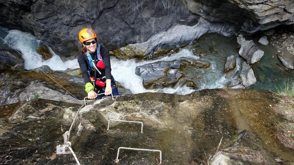 Sortie Via ferrata à Aussois Via ferrata outing in Aussois Klettersteig in Aussois