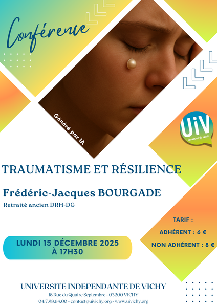 Conférence "Traumatisme et résilience"