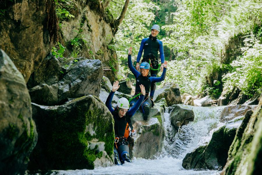 Canyoning de Megève, la Belle au Bois