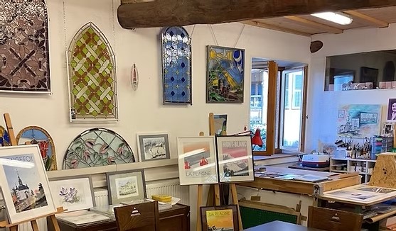 Visite de l'atelier de Patrick HAZEAUX | Posters de Savoie