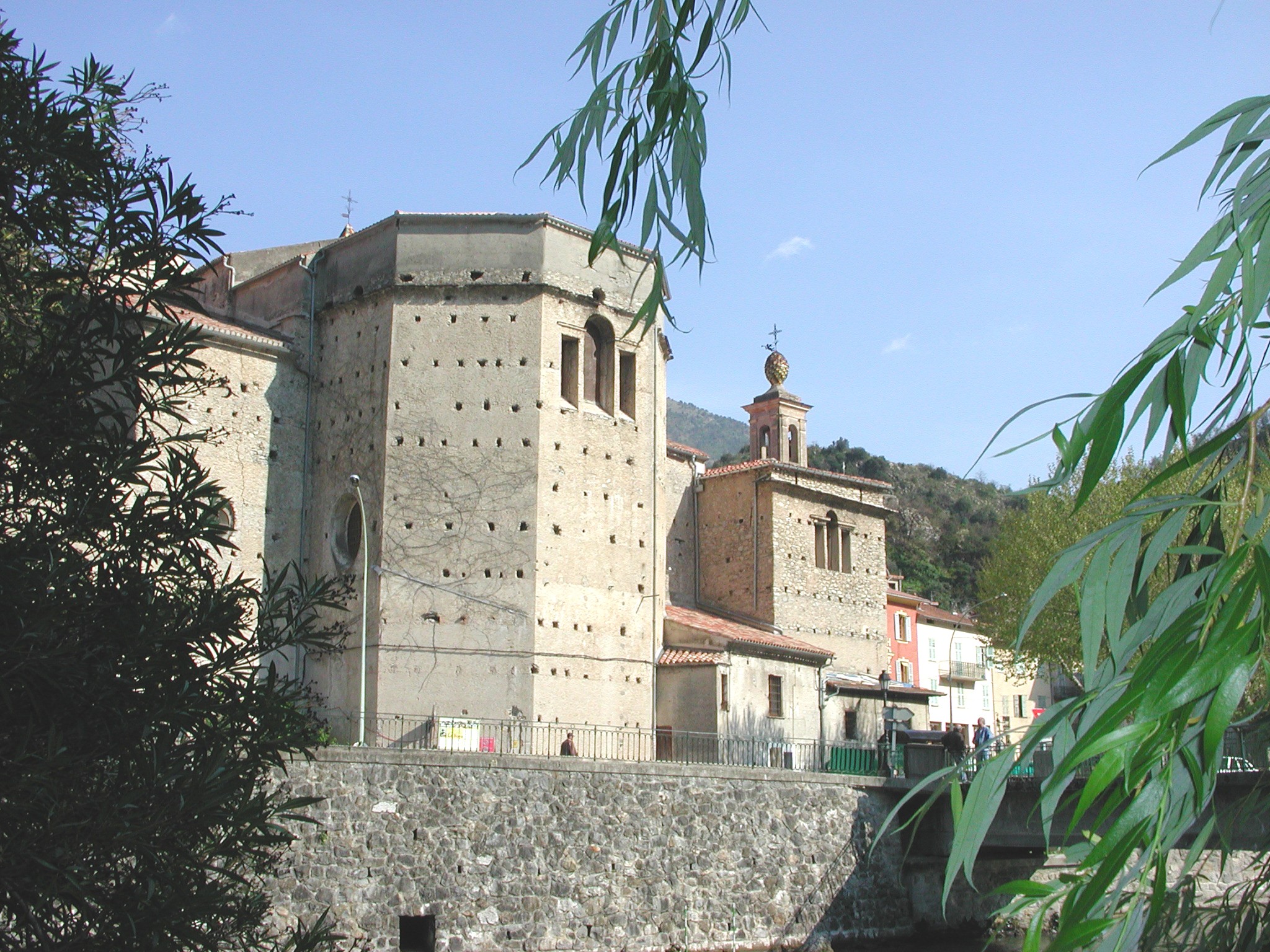 Sancta Maria in Albis church Breil sur Roya Menton Riviera