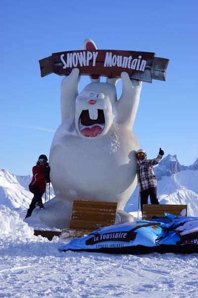 La Mascotte de l'espace ludique Snowpy Mountain @LaToussuire