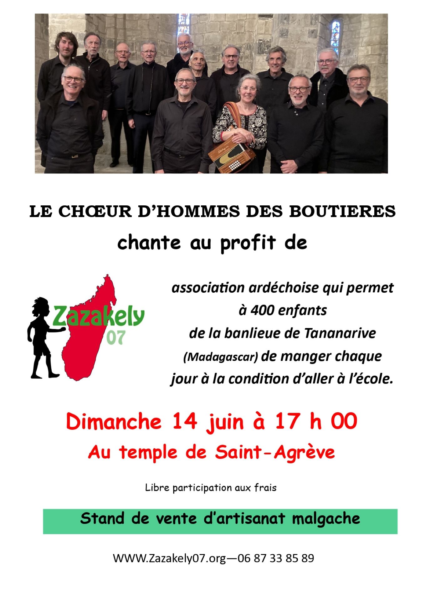 Concert au profit d'enfants Malgaches