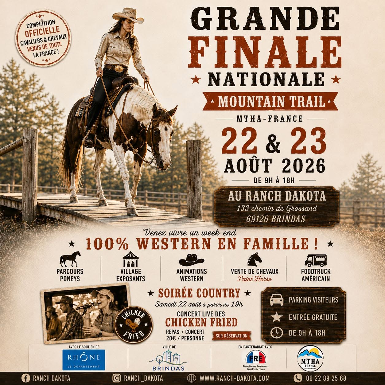 Week-end Western - Finale Nationale de Mountain Trail MTHA-France_Brindas