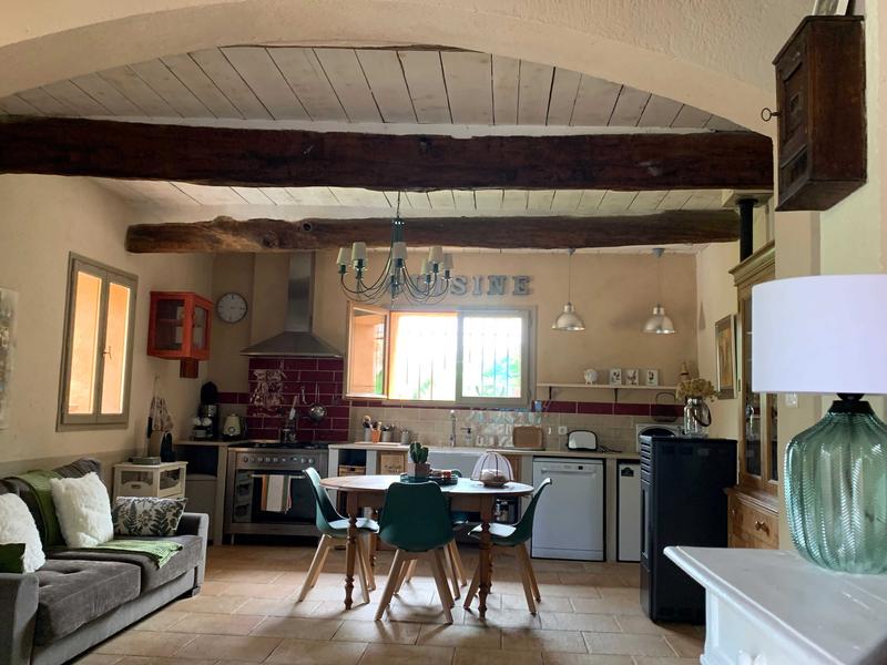 Gîte Le Doudou d'Anathéo-Pièce de vie-Roquebillière-Gîtes de France des Alpes-Maritimes