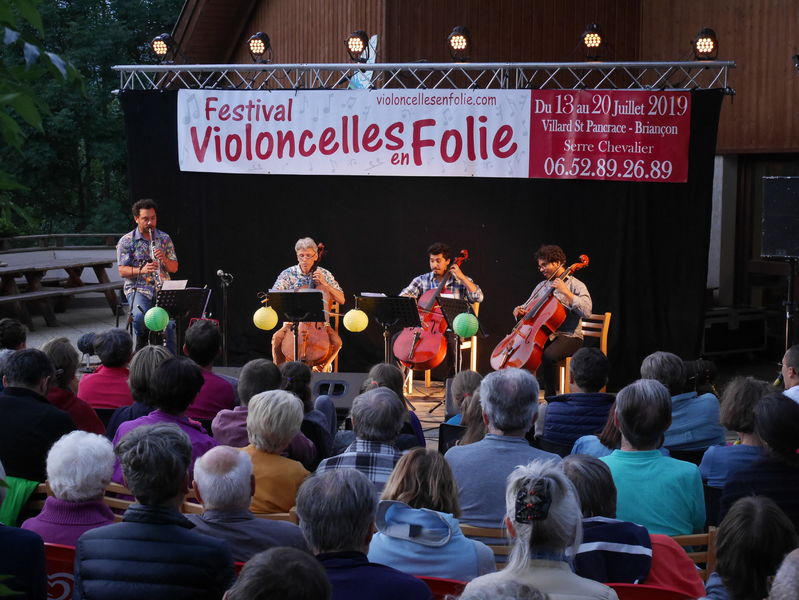 Violoncelles en folie, un festival de musique dans les Hautes Alpes - � Association Cello au Sommet