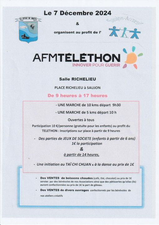 AFM Téléthon - Marche/randonnée