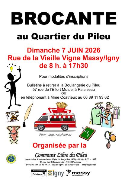 Brocante du quartier du Pileu 