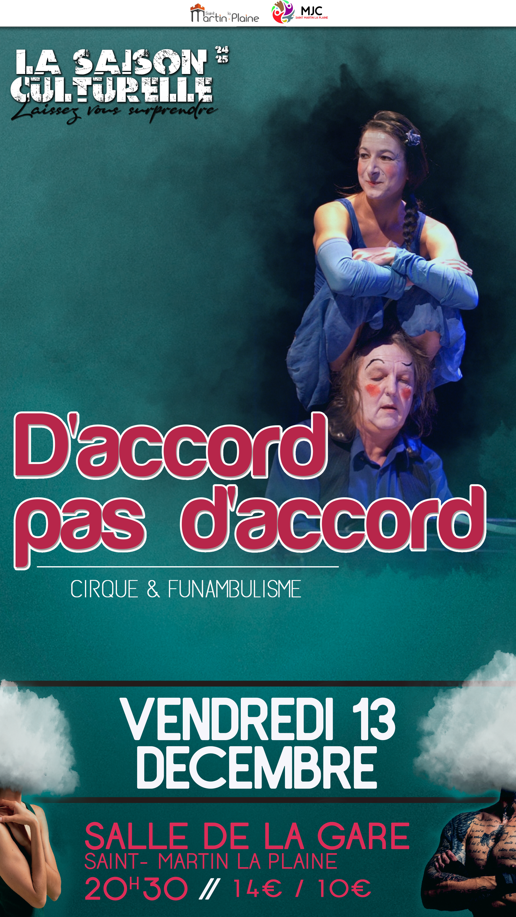 D'accord pas d'accord, un spectacle de cirque et funambule pour toute la famille !