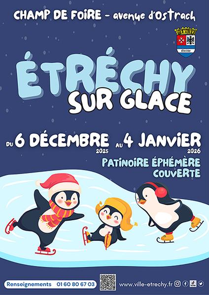 Etréchy sur glace (patinoire éphémère de Noël)