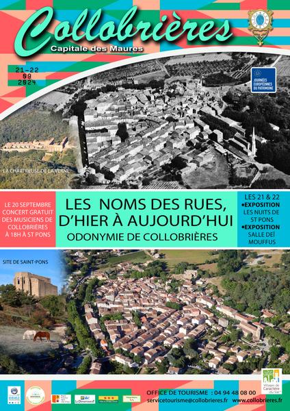 Journées du Patrimoine 2024 Collobrières