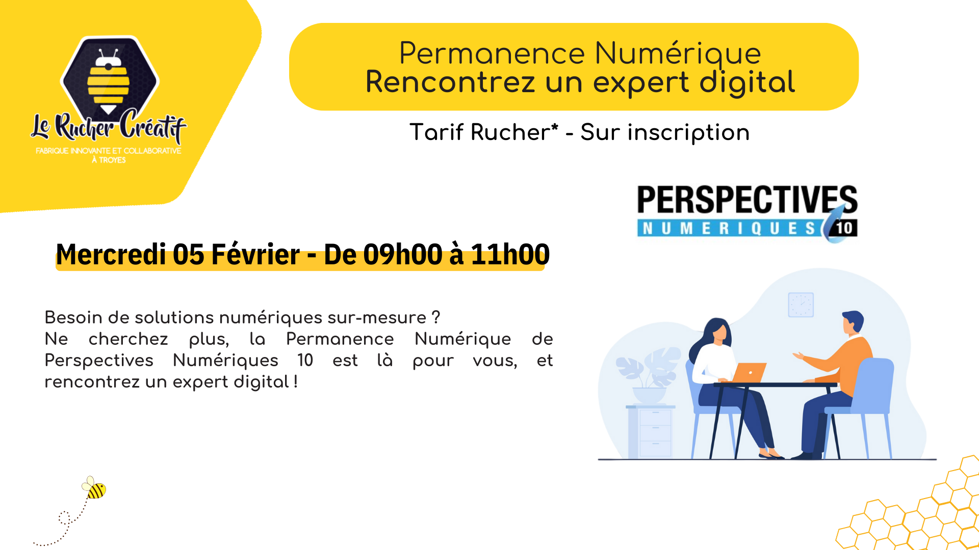 RENCONTREZ UN EXPERT DIGITAL POUR VOTRE ENTREPRISE AVEC PERSPECTIVES... Le 5 fév 2025