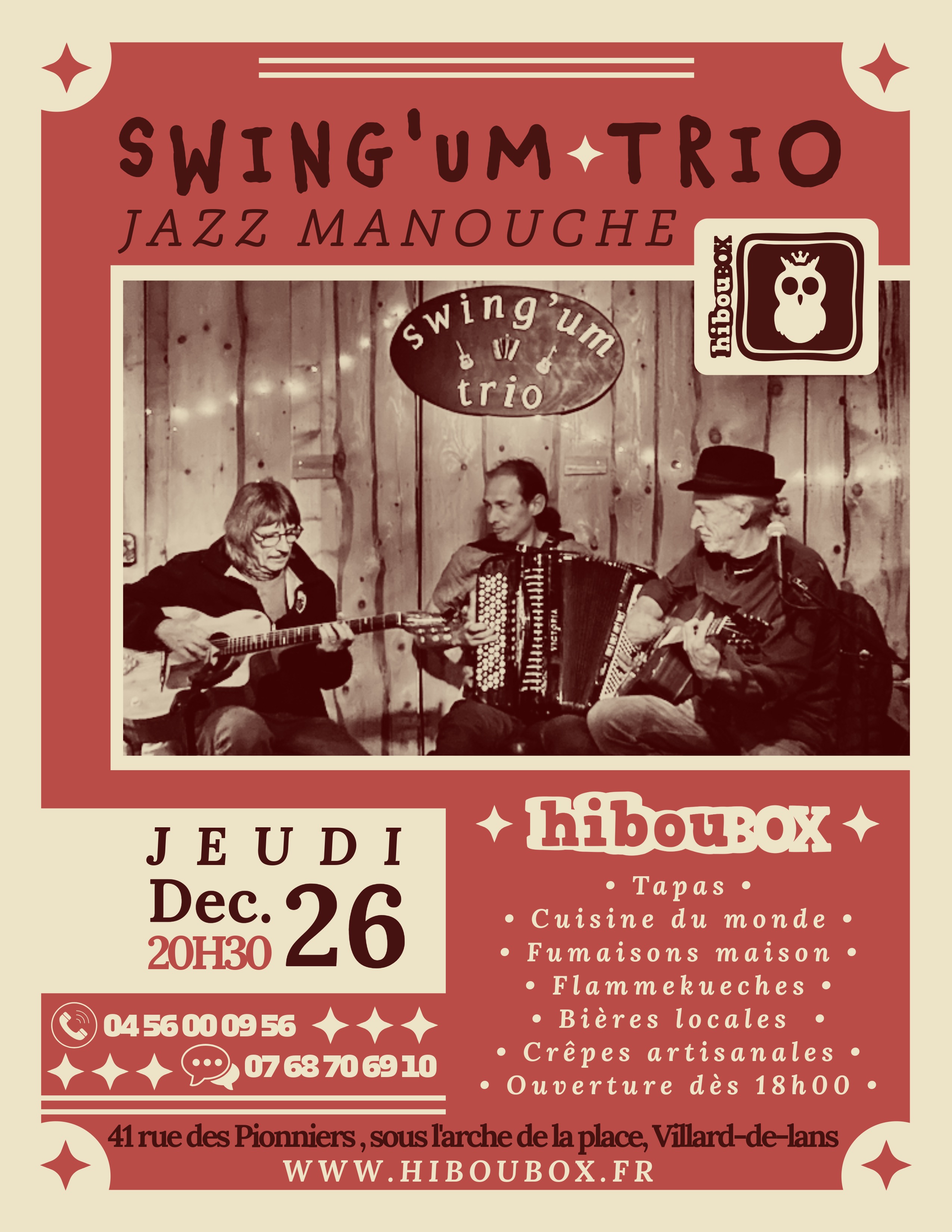 Concert Swing'Um Trio - Jazz Manouche