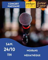 Prologue : Concert Maessane à Moirans_Moirans