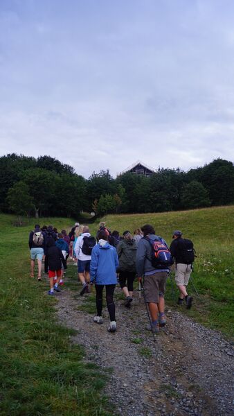 Départ sortie chamois