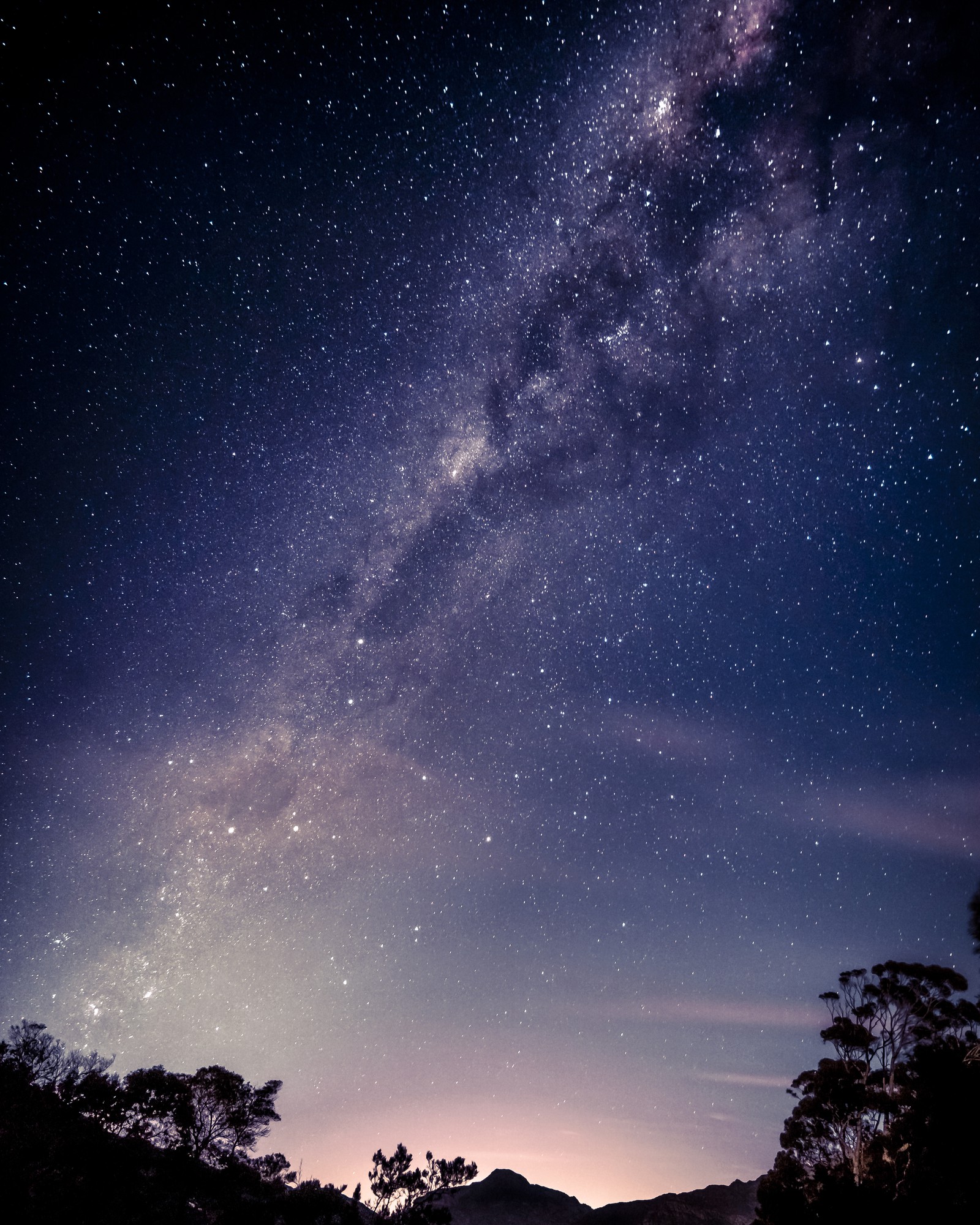 Vertical-shot-beautiful-starry-sky