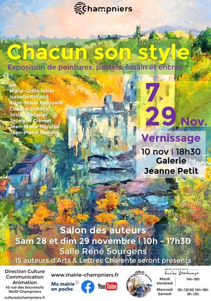 Exposition - Chacun son style