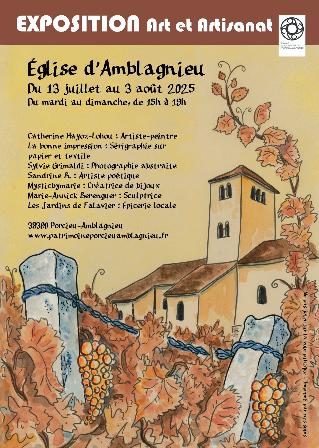 Exposition "Art et Artisanat" - Porcieu-Amblagnieu - Balcons du Dauphiné
