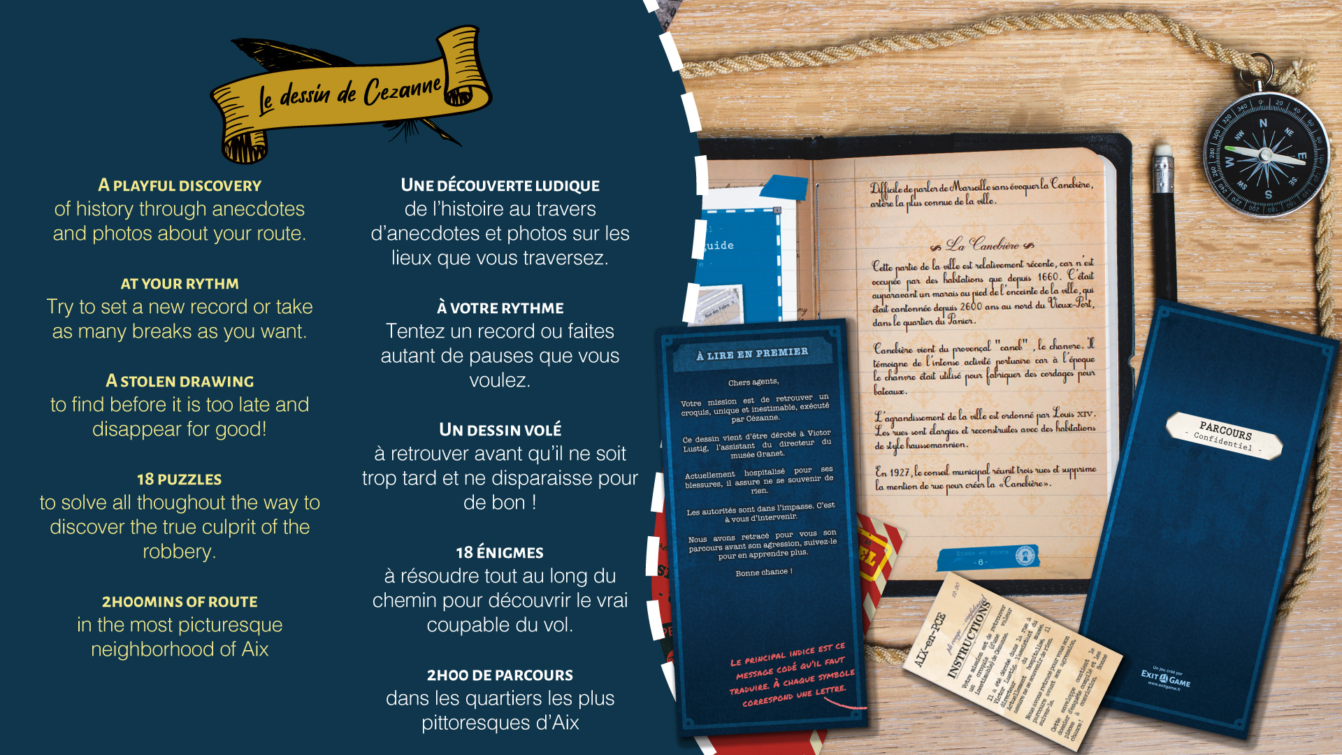 Jeu de piste - Le mystère du dessin de Cezanne