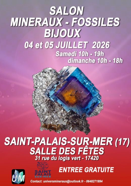 Salon minéraux, fossiles, bijoux de créateurs