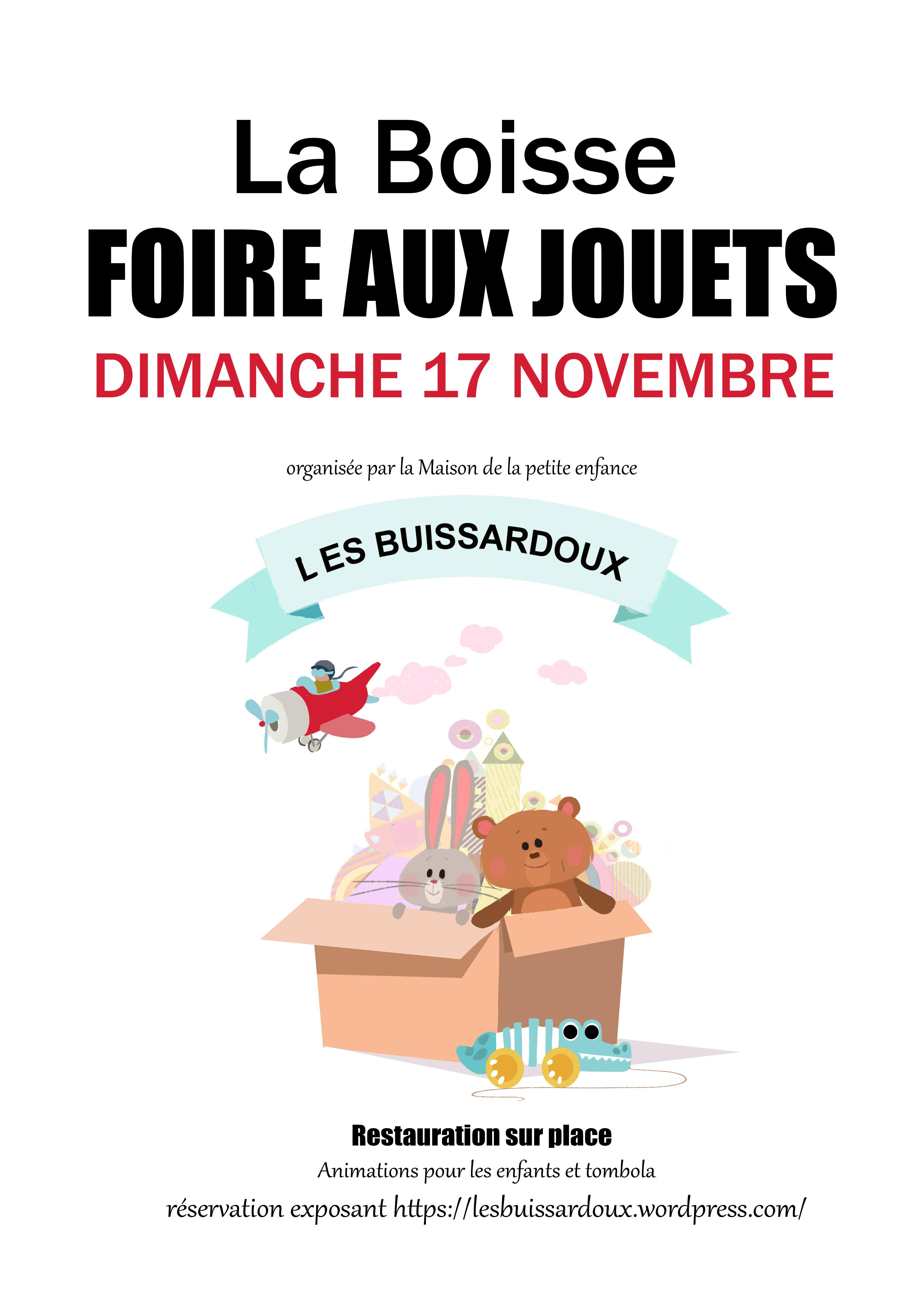 Foire aux jouets des Buissardoux_La Boisse