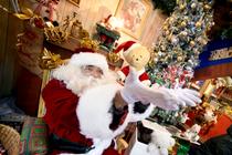 Le Père Noël en calèche_Saint-Étienne