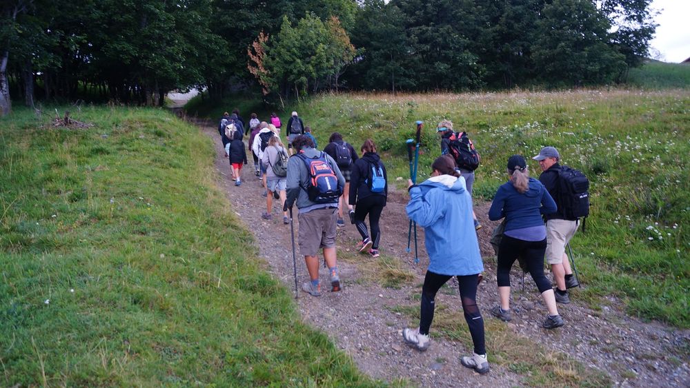 Départ sortie chamois