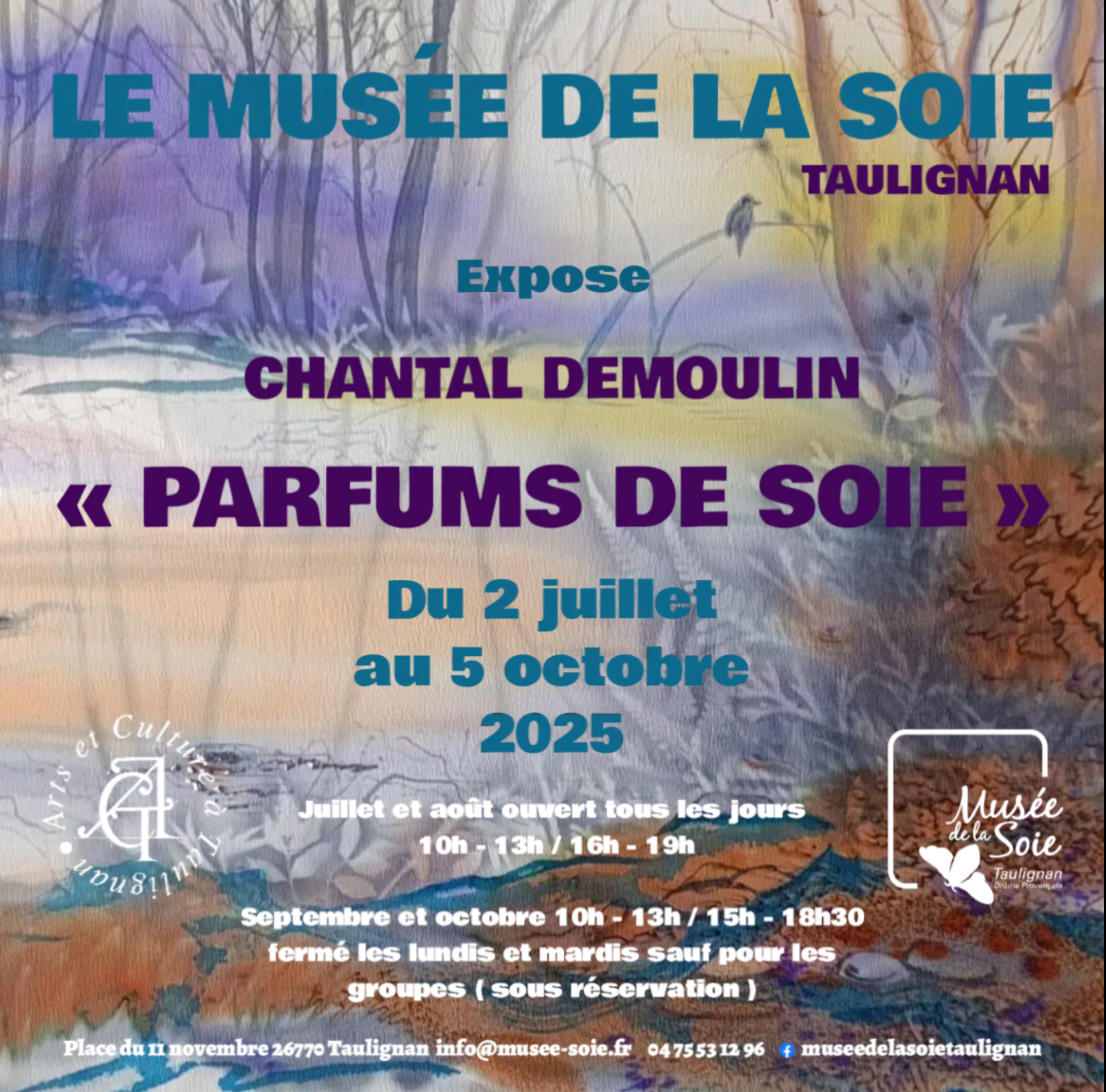 Exposition « Parfums de soie » par Chantal Demoulin