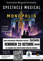 Spectacle musical : Monopolis, un monde stone à Corbelin