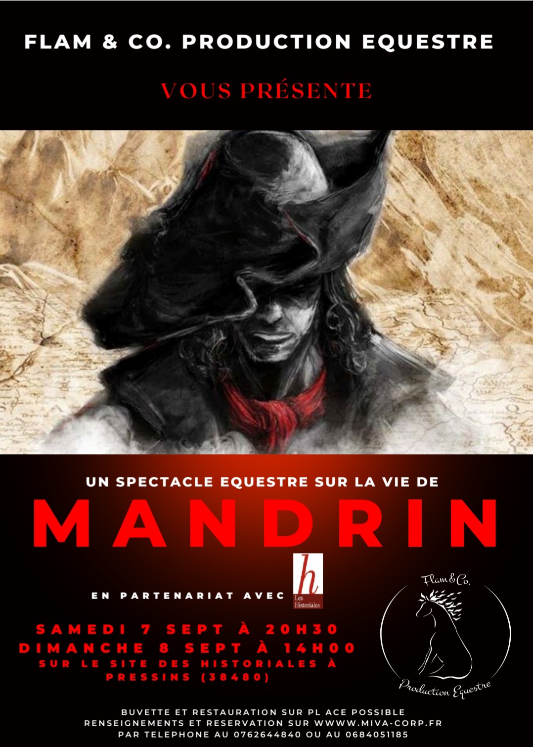 Affiche spectacle Mandrin