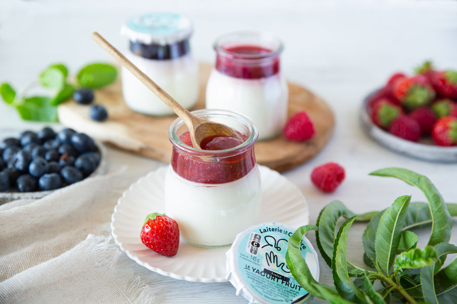 Yaourt nappé artisanal Laiterie la Côtière