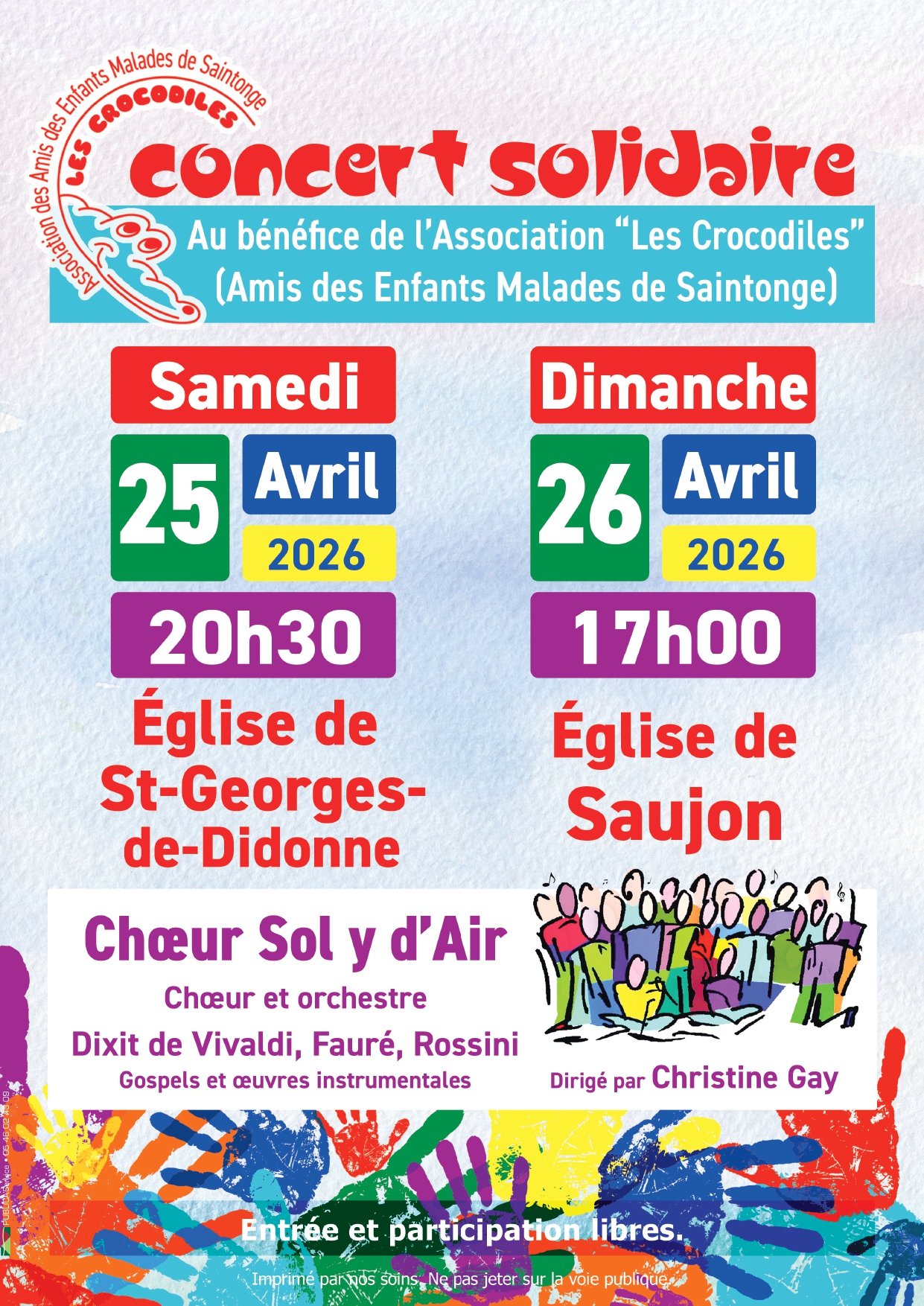 Concert Solidaire – Choeur Sol y d'Air