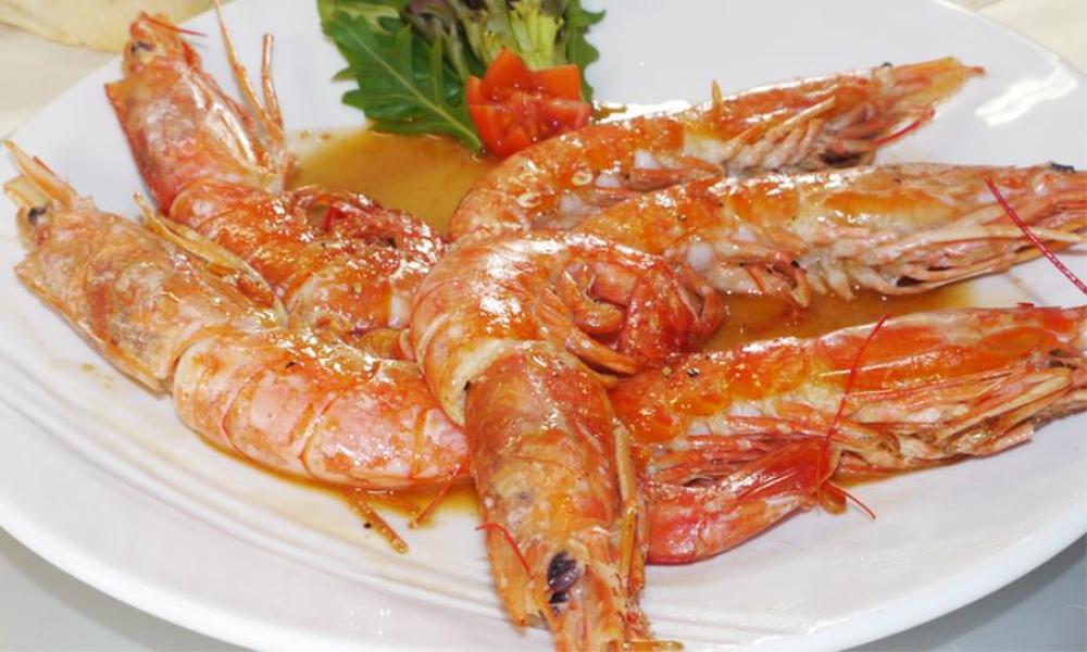 gambas flambee