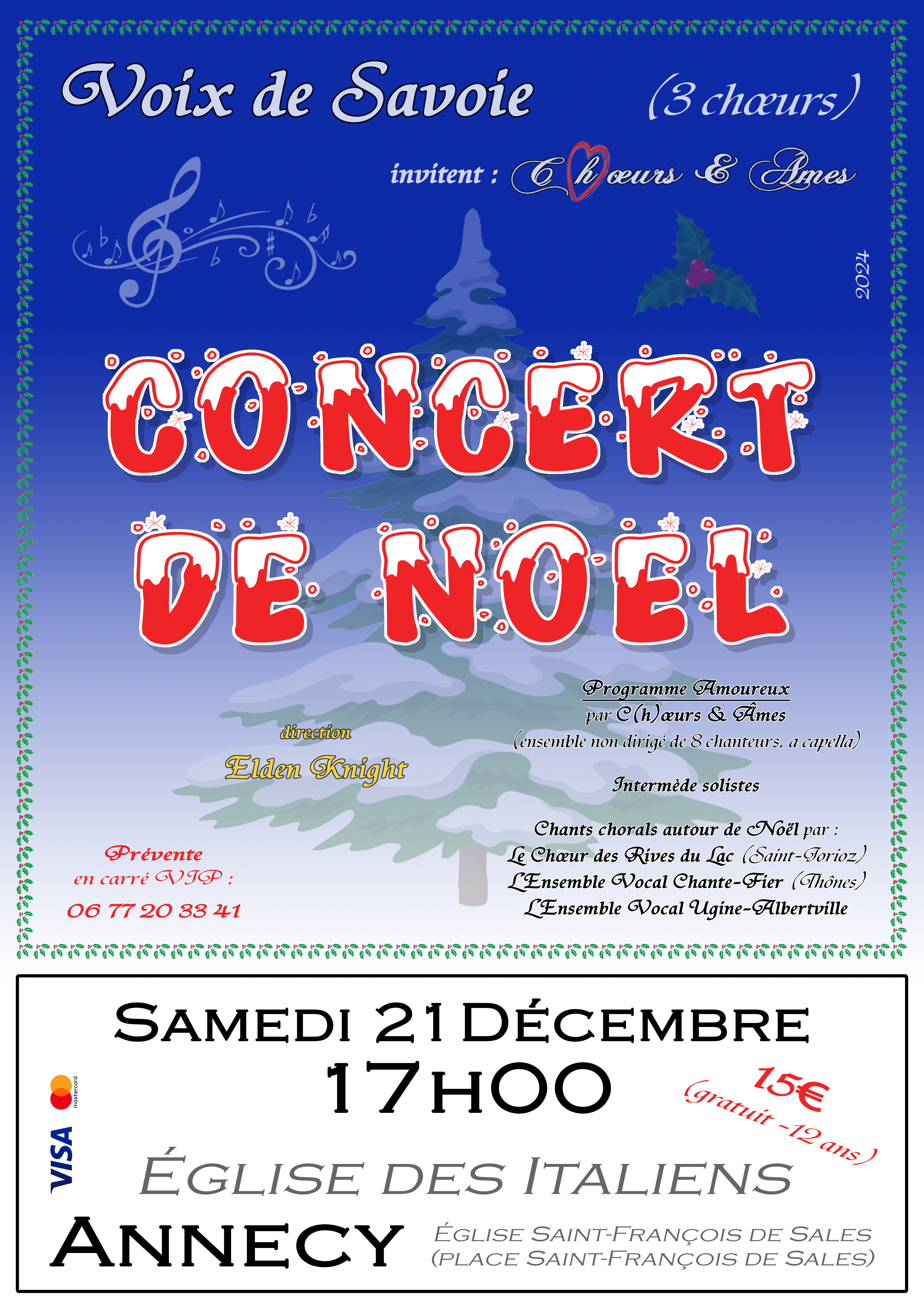 Concert de Noël : Voix de Savoie