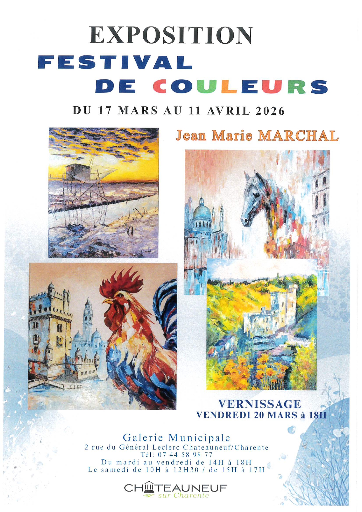 Exposition de peintures | Jean-Marie Marchal
