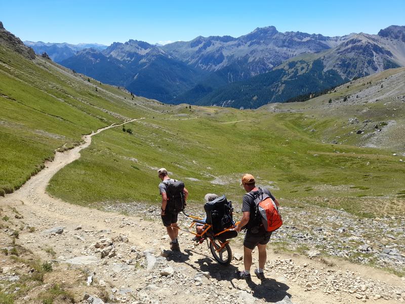 Randonnée guidée en joëlette