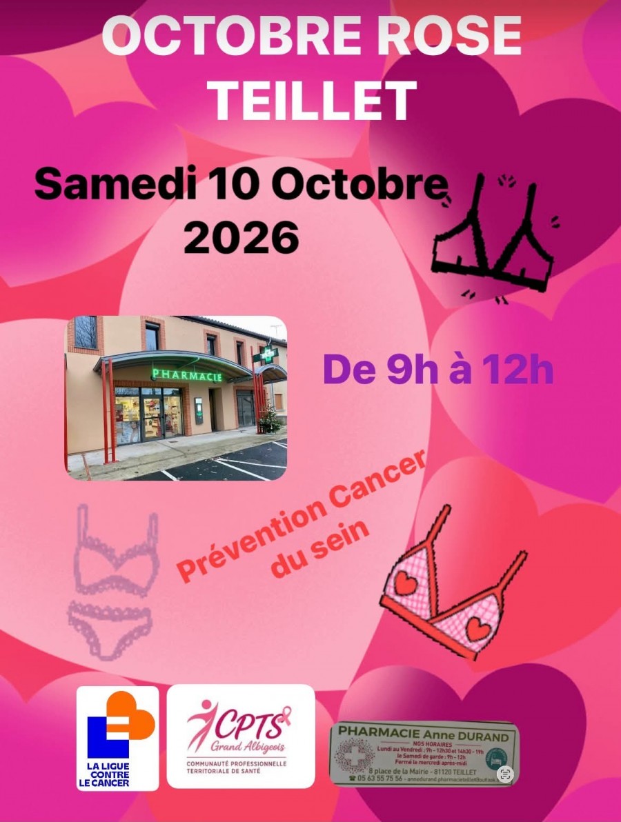Octobre Rose à Teillet_Teillet