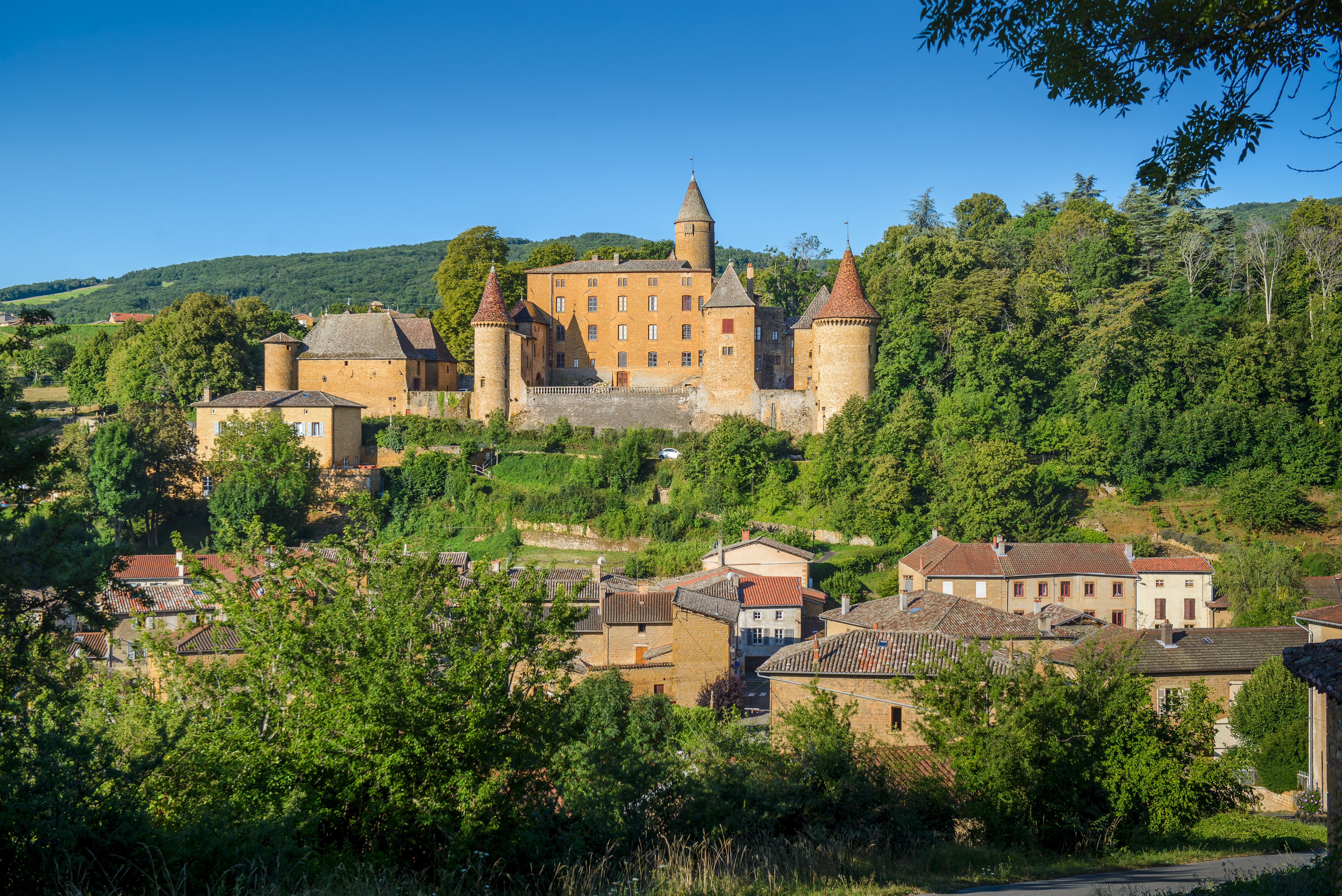 Château et village de Jarnioux