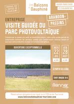 Du rayonnement à la lumière, comprendre le solaire : visite guidée du parc phot…