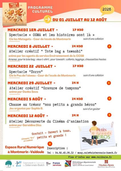 Atelier découverte du cinéma d'animation